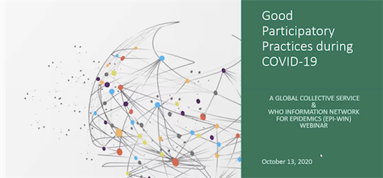 Good participatory practices for COVID-19 research and response cover