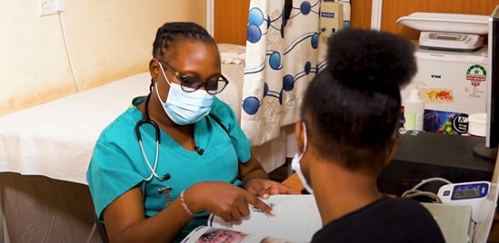 Still image from the video: WHO supporting the health sector to end FGM