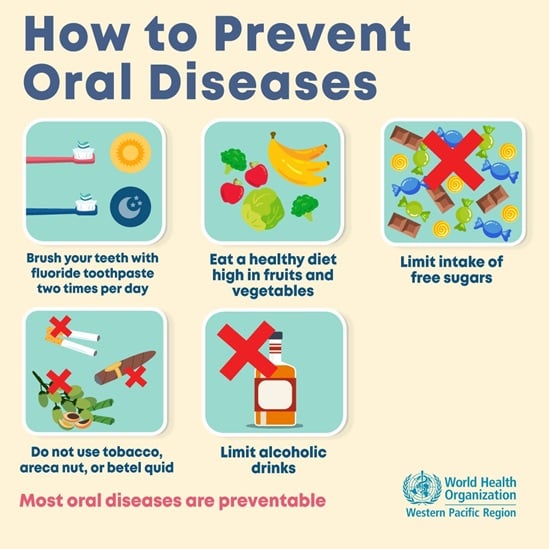 How to prevent oral diseases